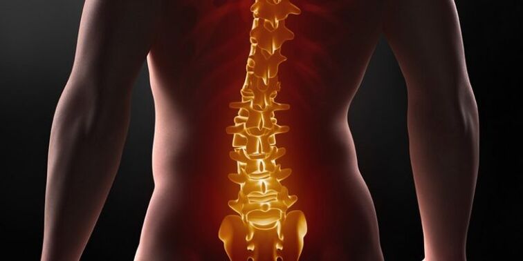 Osteocondrose da columna vertebral sacral
