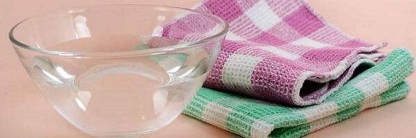 toalla humedecida para compresas para osteocondrose cervical